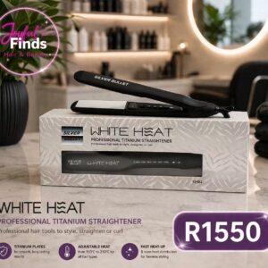 Silver Bullet White Heat Soft Touch 25mm Titanium Straightener 130-230°C