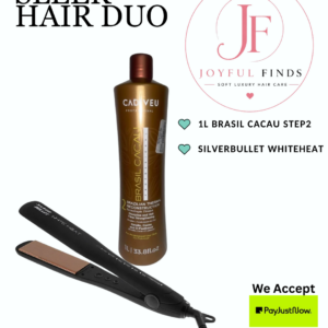 Silverbullet Whiteheat 25mm & Brasil Cacau Straightening Treatment 1L