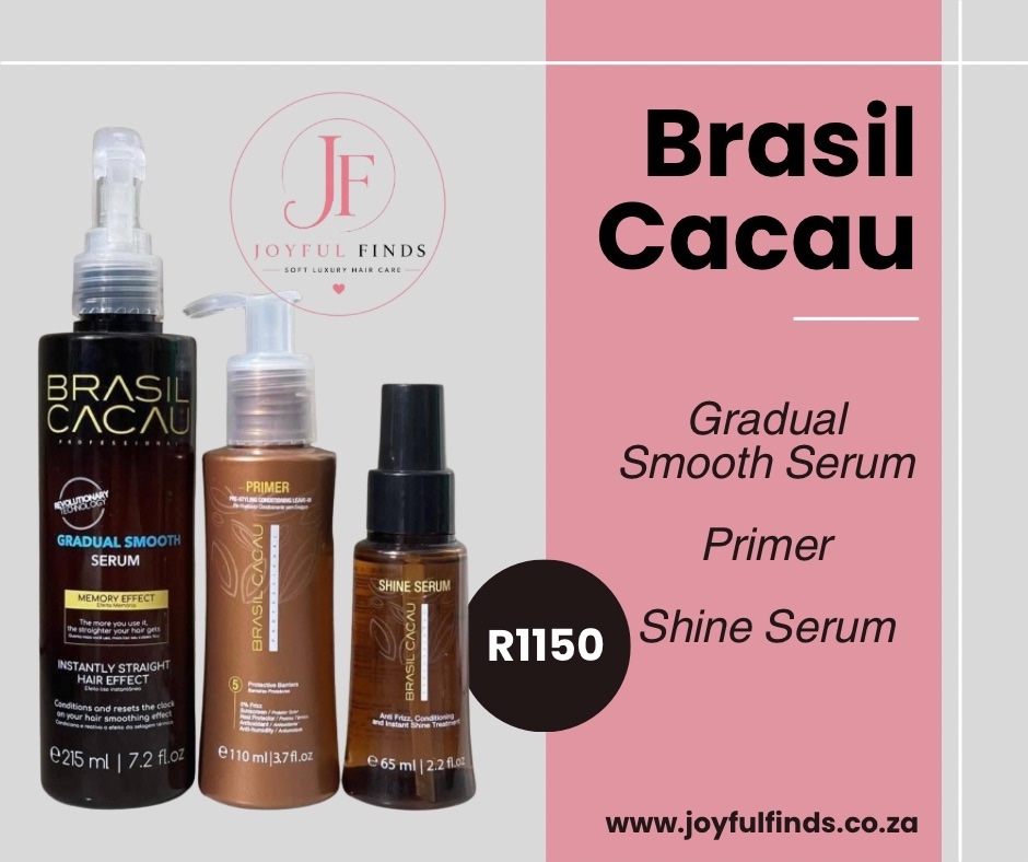 Brasil Cacau 3piece aftercare products